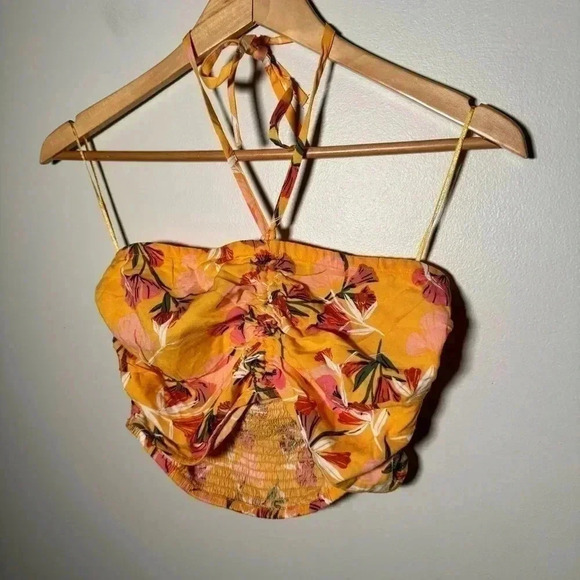 NWT ROXY ISLAND HOPS HALTER TUBE TOP BOHO M - Picture 4 of 8